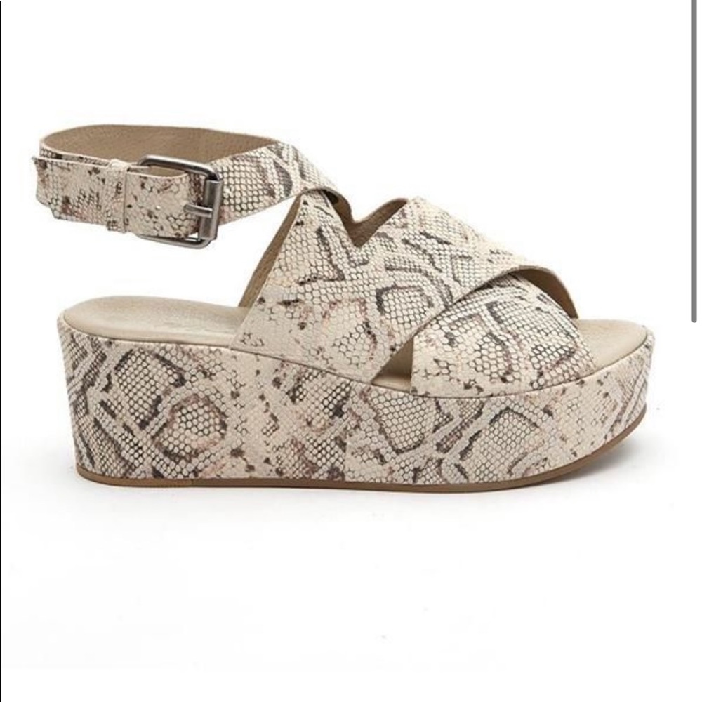 Amuse Society x Matisse Snakeskin Runway Sandals